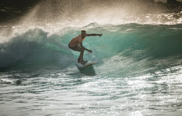 Backlit surf action