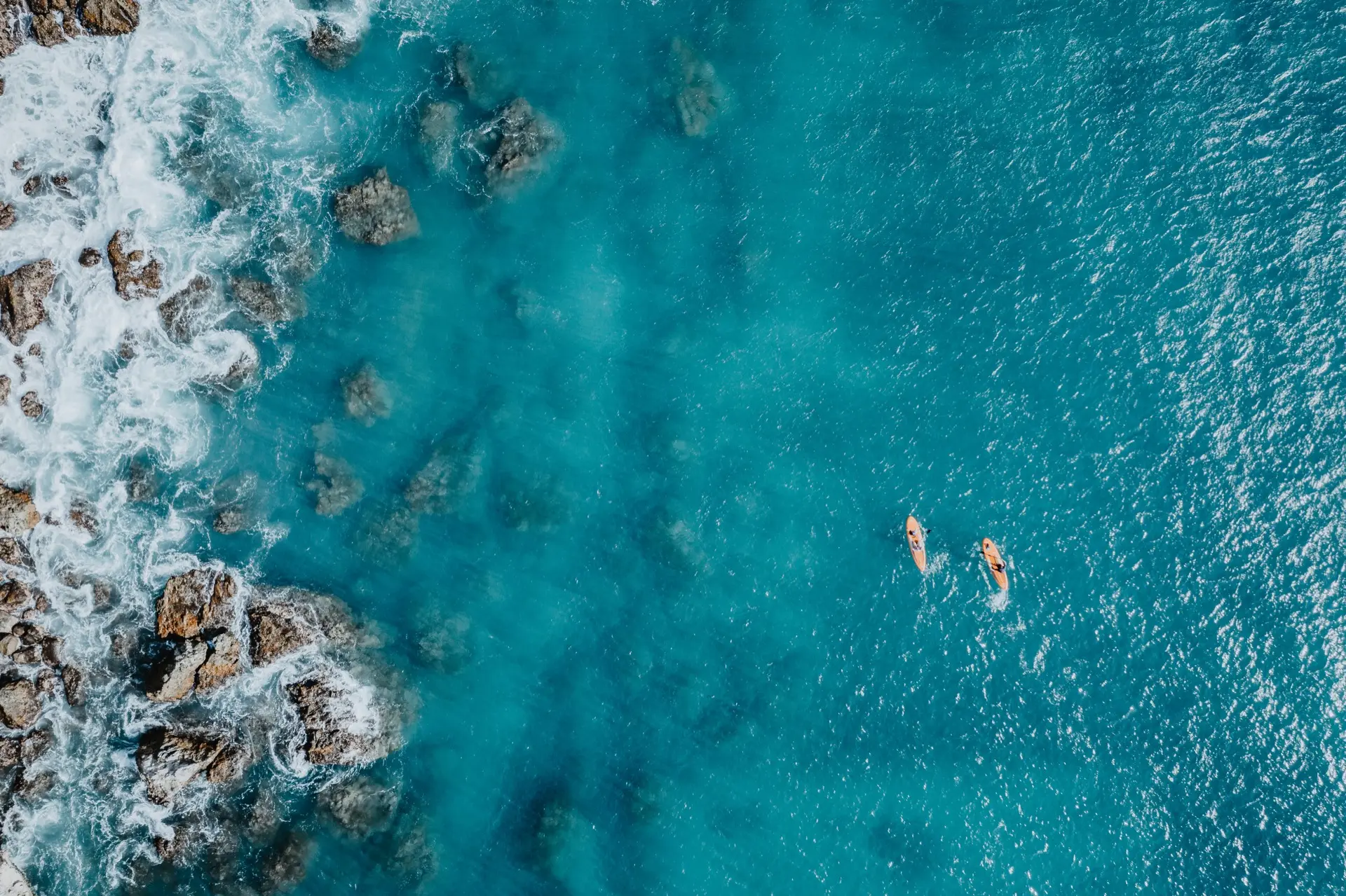 Aerial kayak tour in Tarrafal