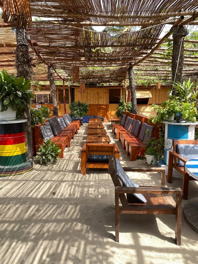 Food and drinks at Kabungo Beach Bar, Cabo Verde