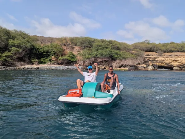 Ocean pedalo experience in Cabo Verde